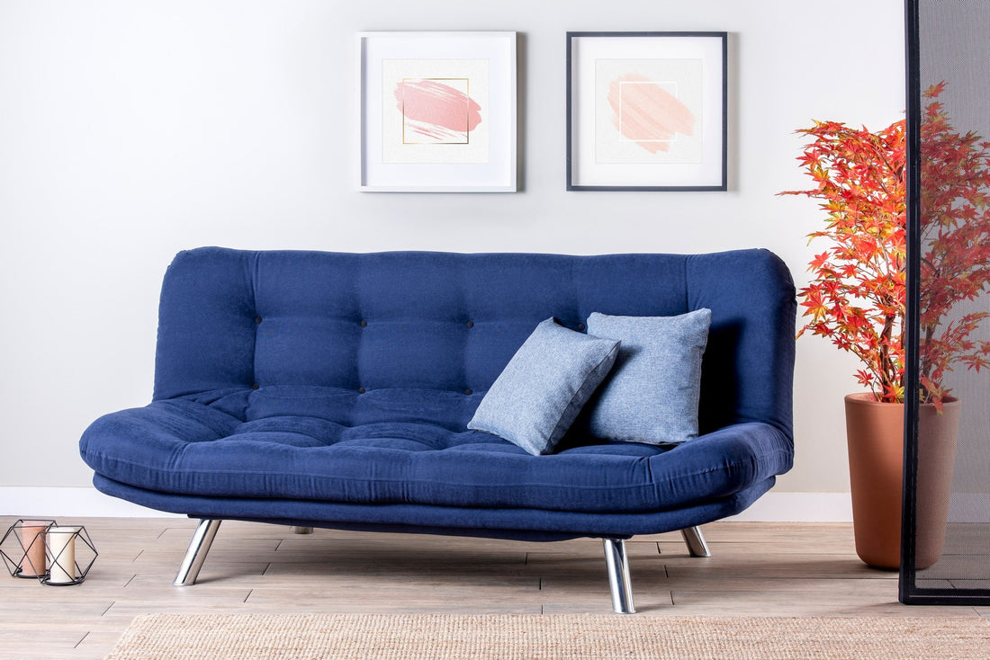 Canapé-lit 3 places Misa Sofabed - Navy Blue