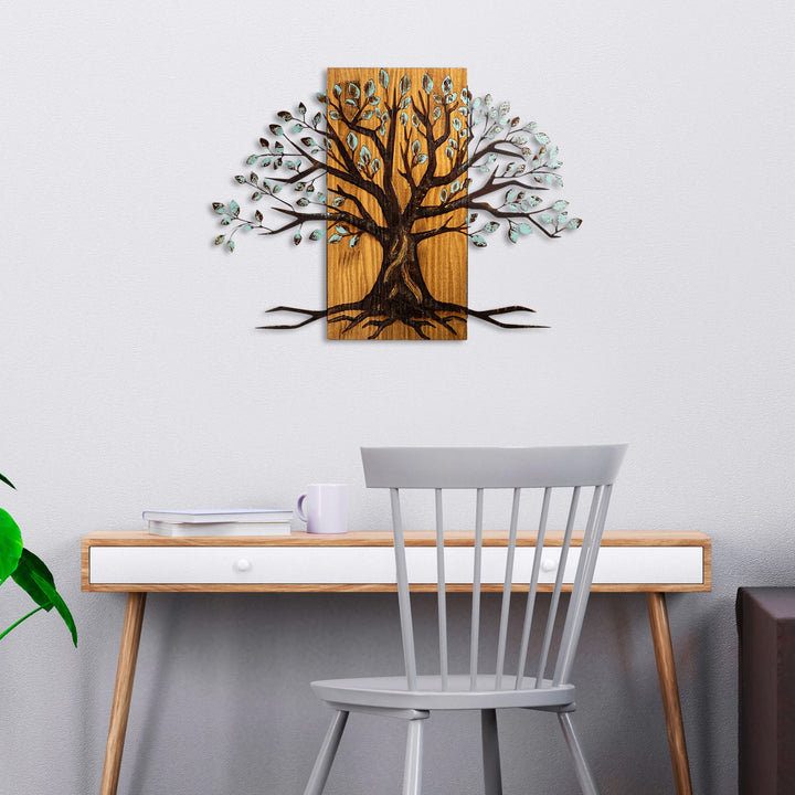 Accessoire mural en bois décoratif Willow - 382-A