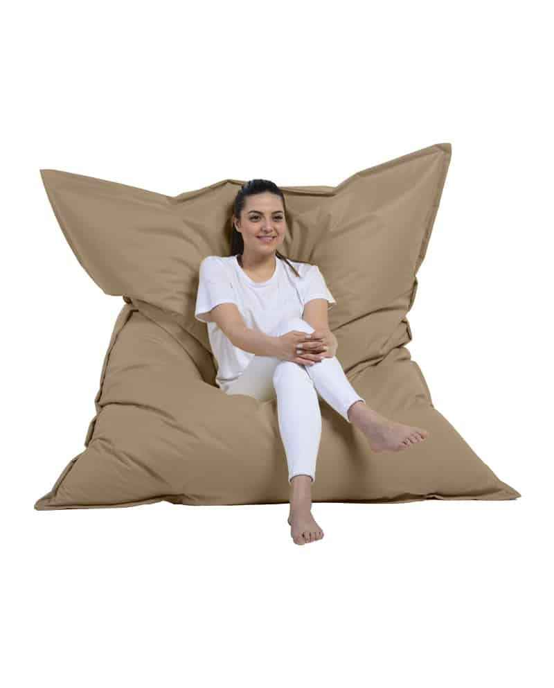 Coussin de sol Axina 140x180cm Tissu - XXL Pouf