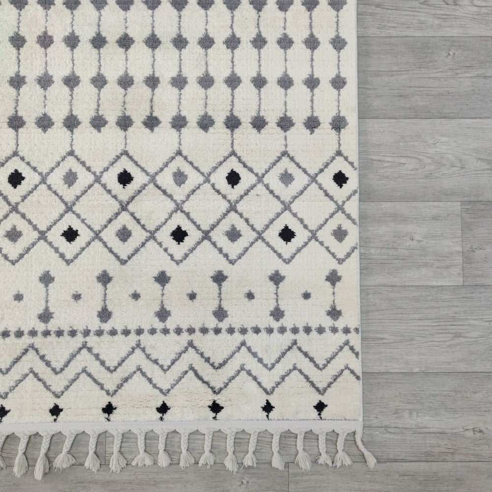 Tapis (80 x 150) Meta 1551A - White, Grey