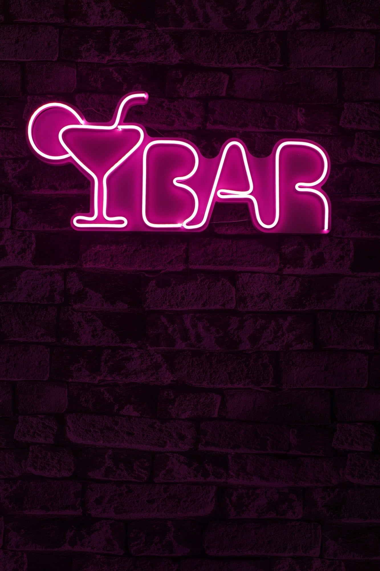 Éclairage LED en plastique décoratif Bar - Pink