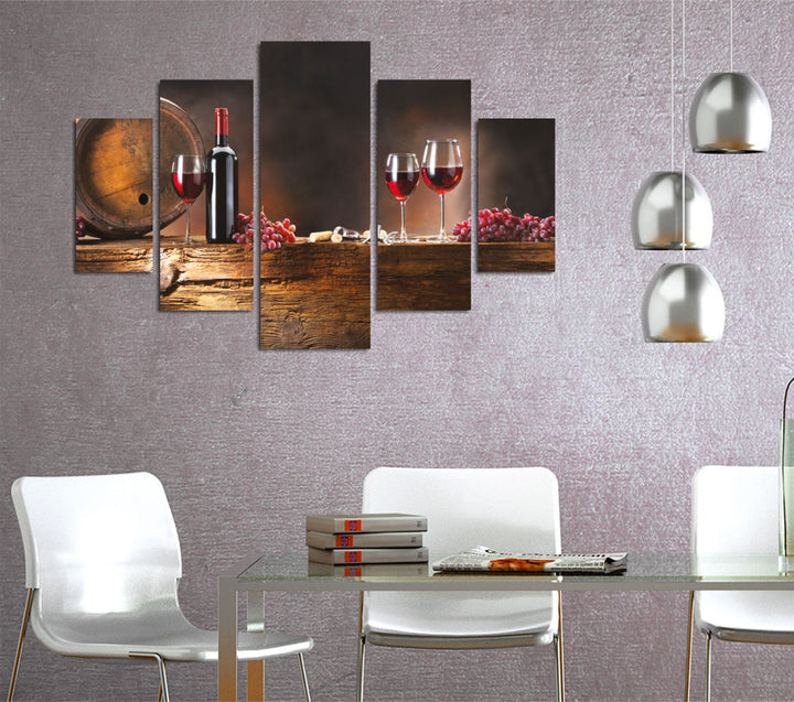 Peinture décorative MDF (5 pièces) ST292