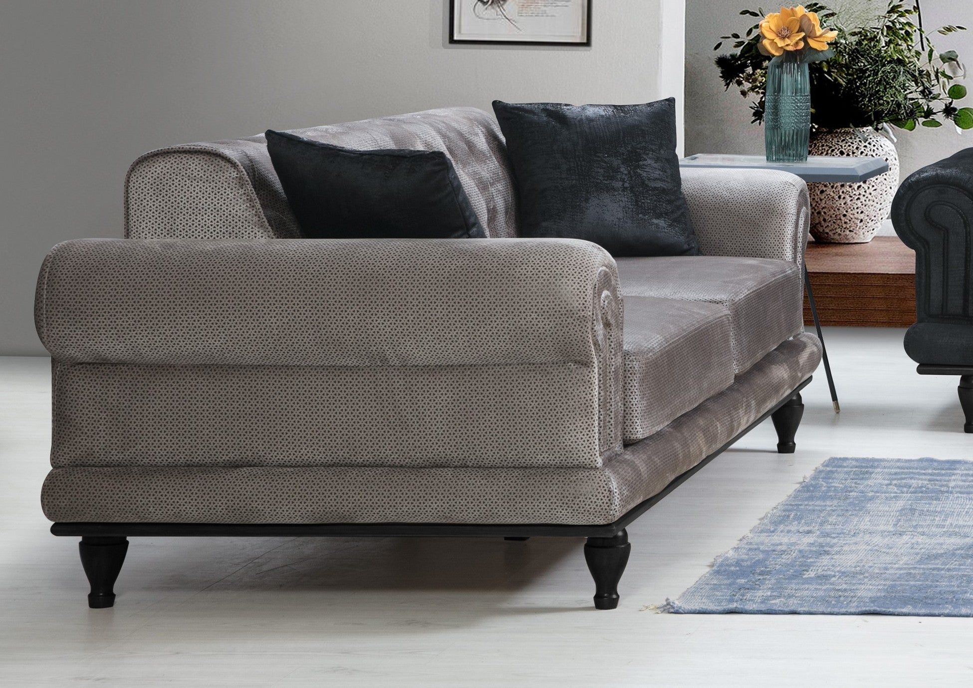 Canapé-lit 3 places Polyanna - Grey