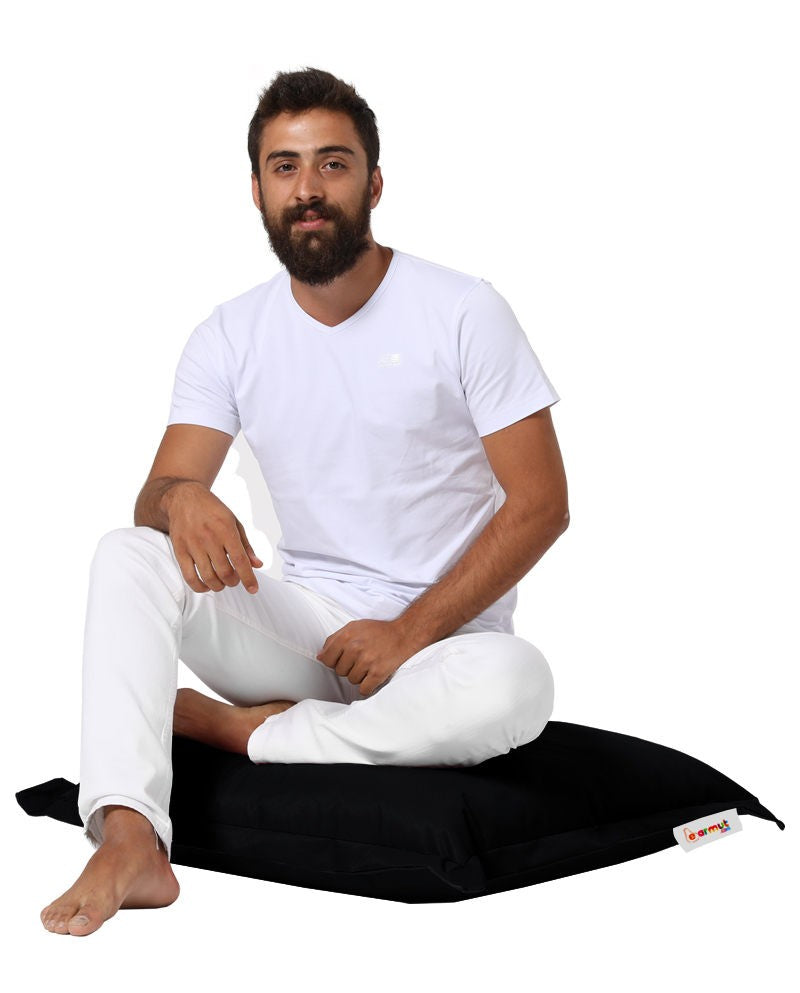 Coussin de jardin Cushion Pouf 70x70 - Black