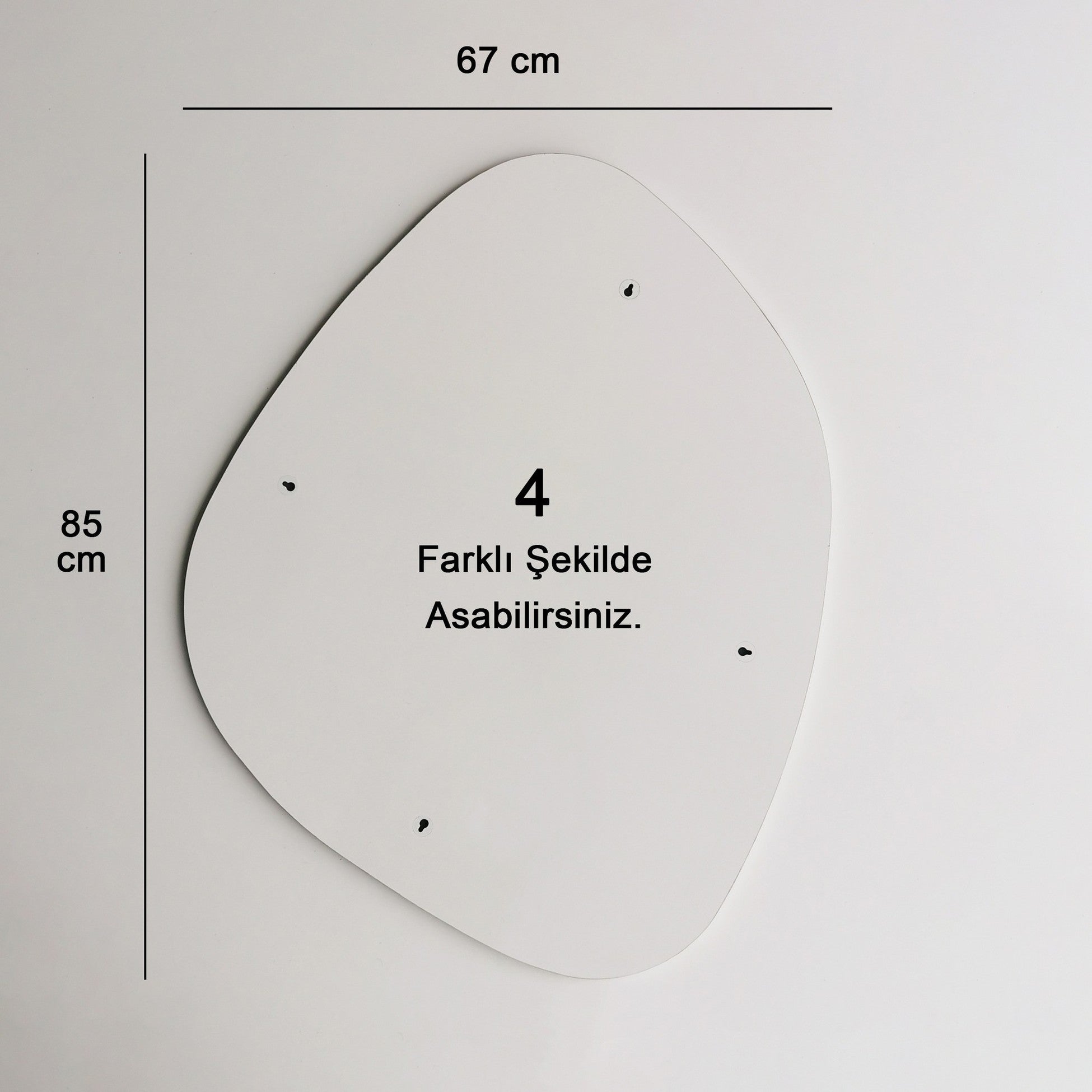 Miroir Soho Ayna 85x67 cm