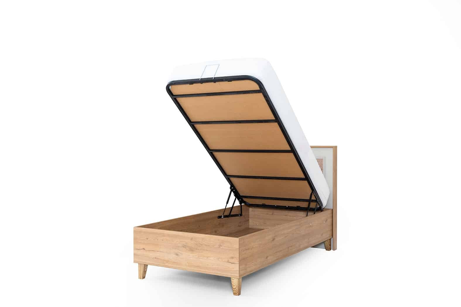 Natura avec sommier lit (100*200)