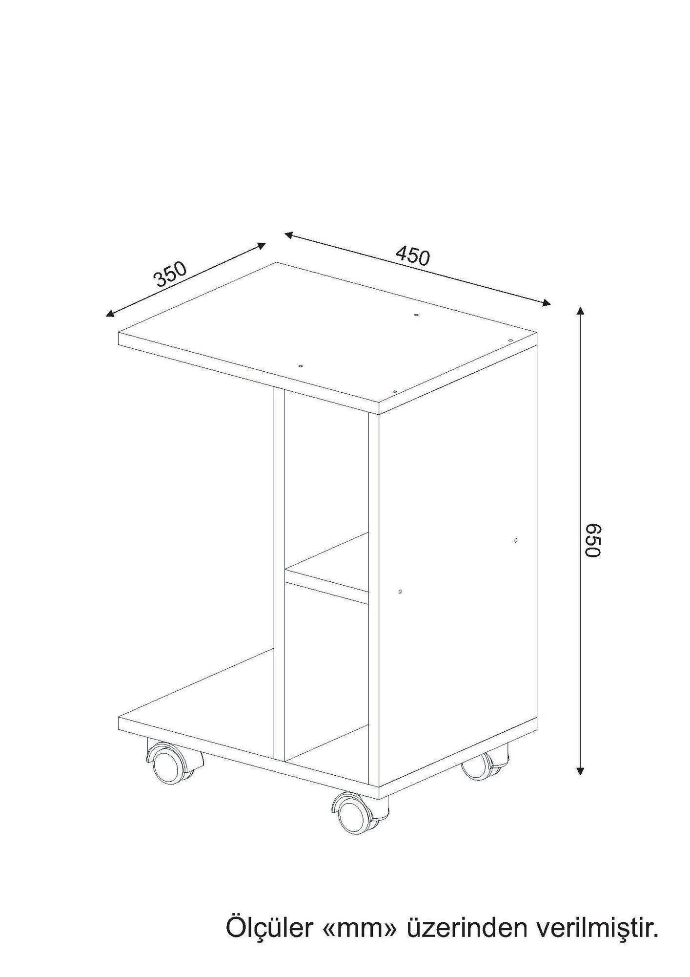 Table d'appoint General - White