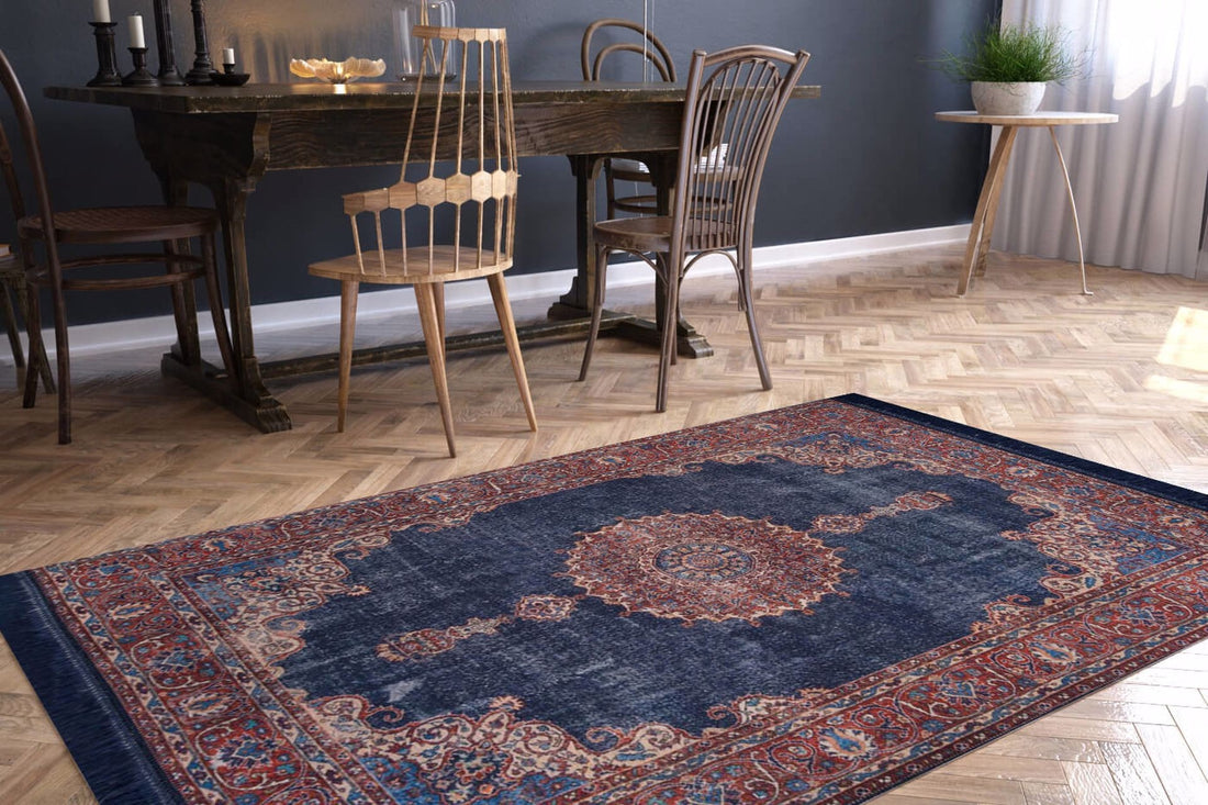 Tapis (230 x 330) Blues Chenille - Dark Blue AL 87