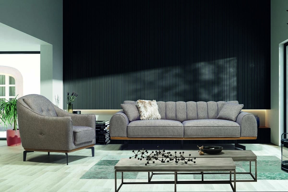 Maveran Canapé 3 Places Marron