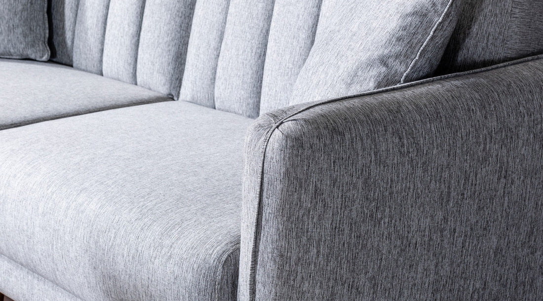 Ensemble canapé convertible 2 places et fauteuil Ikaria Tissu