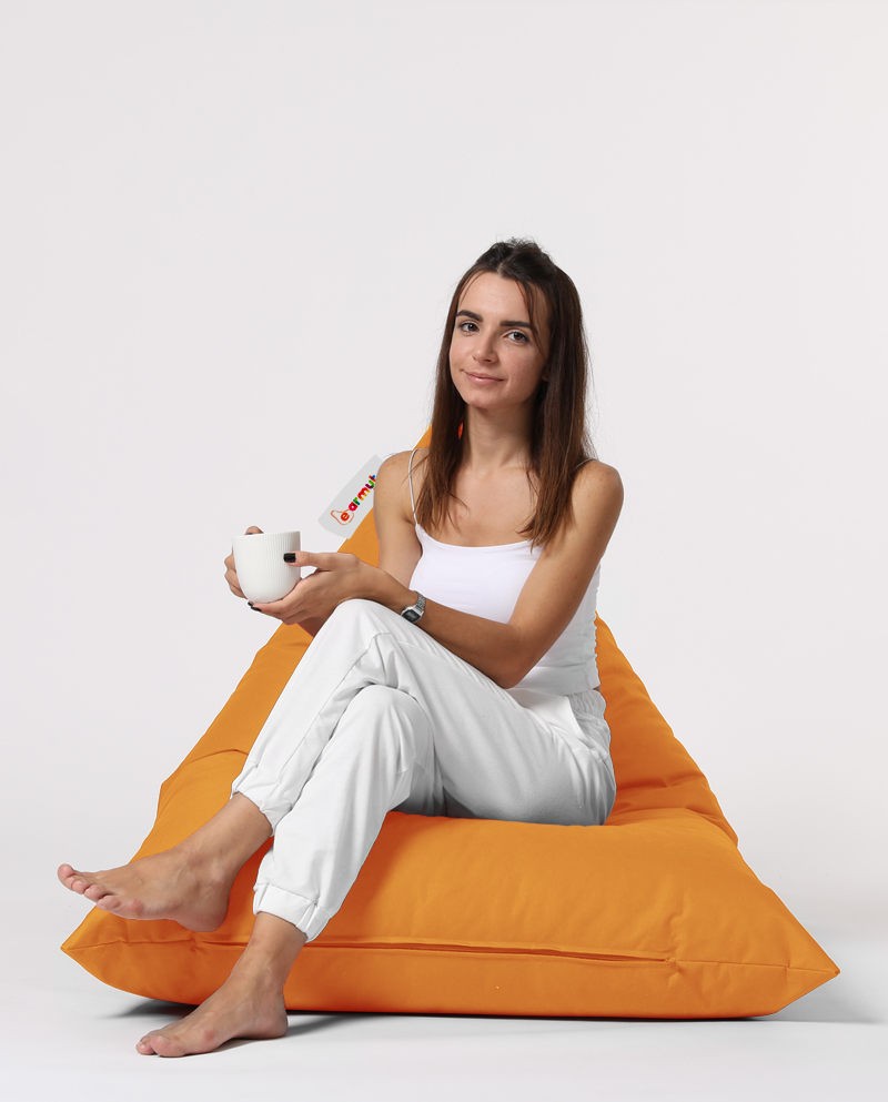 Pouf de jardin Pyramid Big Bed Pouf - Orange