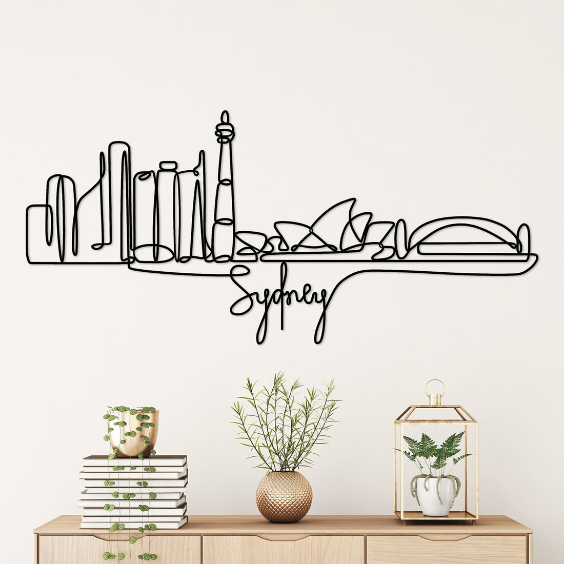 Accessoire mural en métal décoratif Sydney