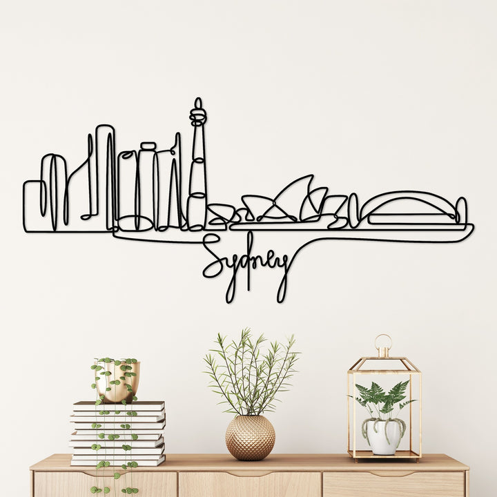 Accessoire mural en métal décoratif Sydney