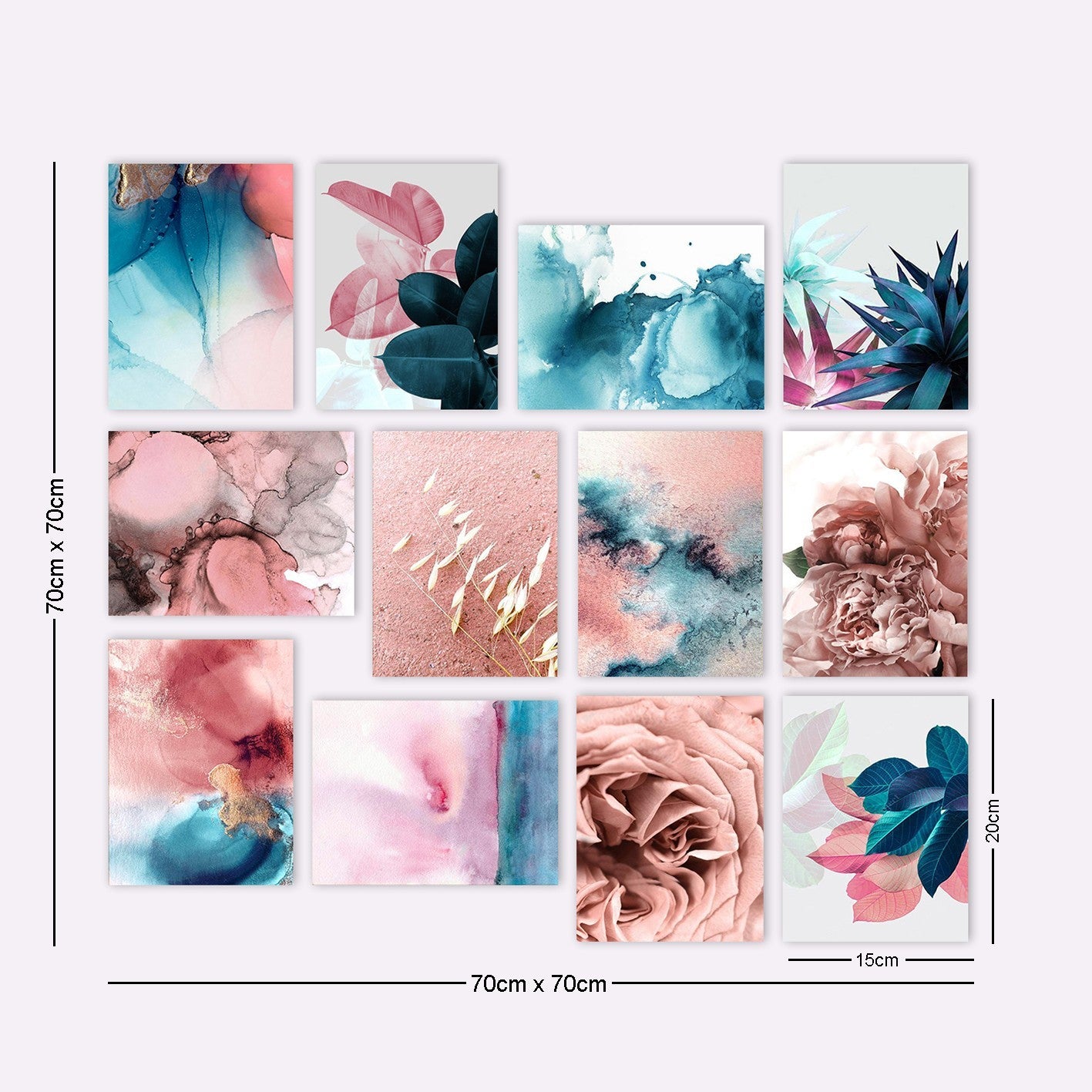 Peinture décorative MDF (12 pièces) 12MDF11