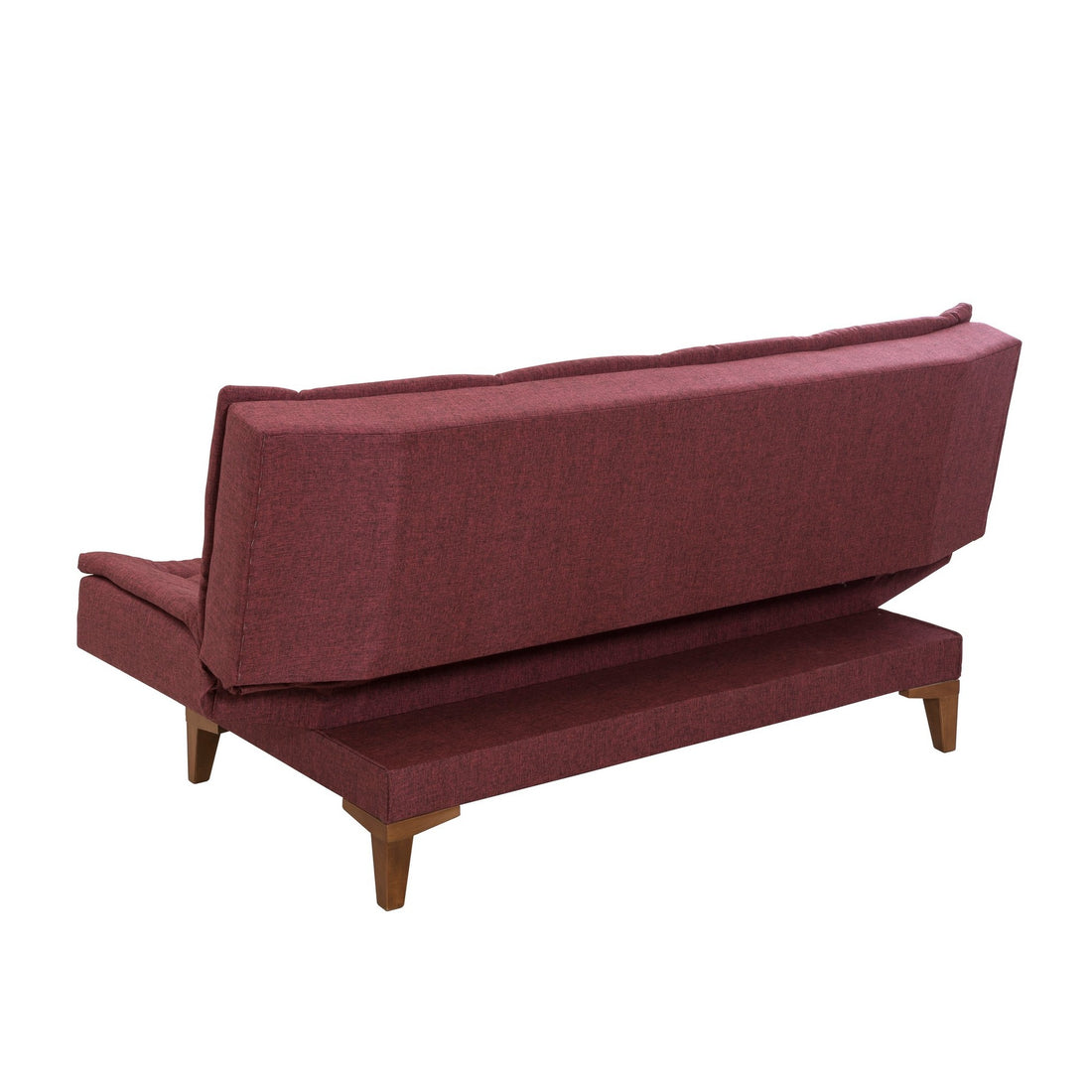 Canapé-lit 3 places Santo - Claret Red