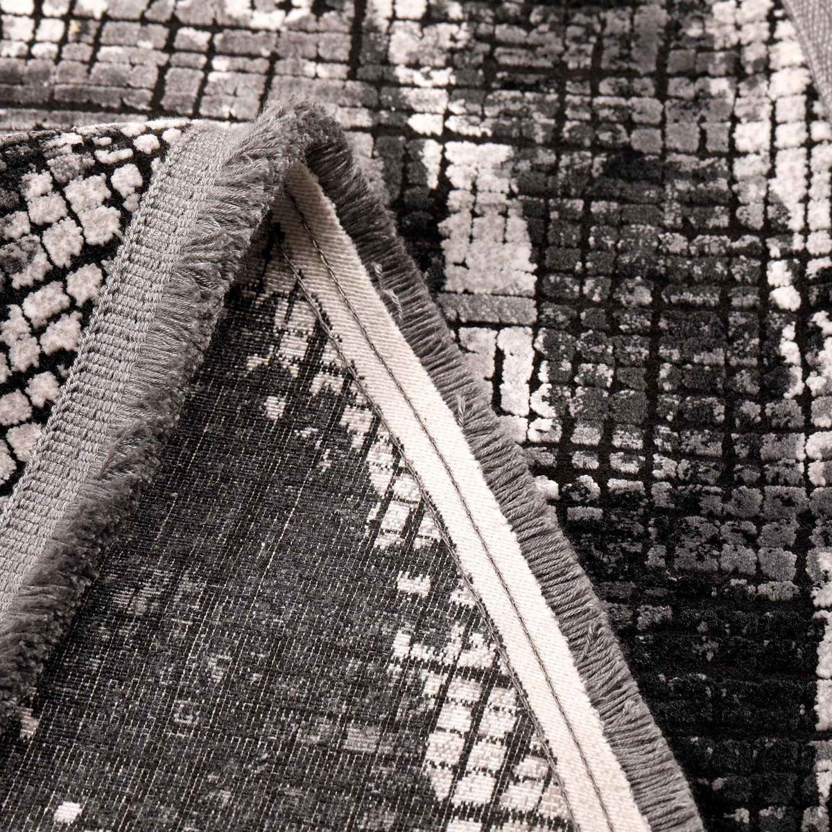 Noir 33800 Tapis Bambou Rond