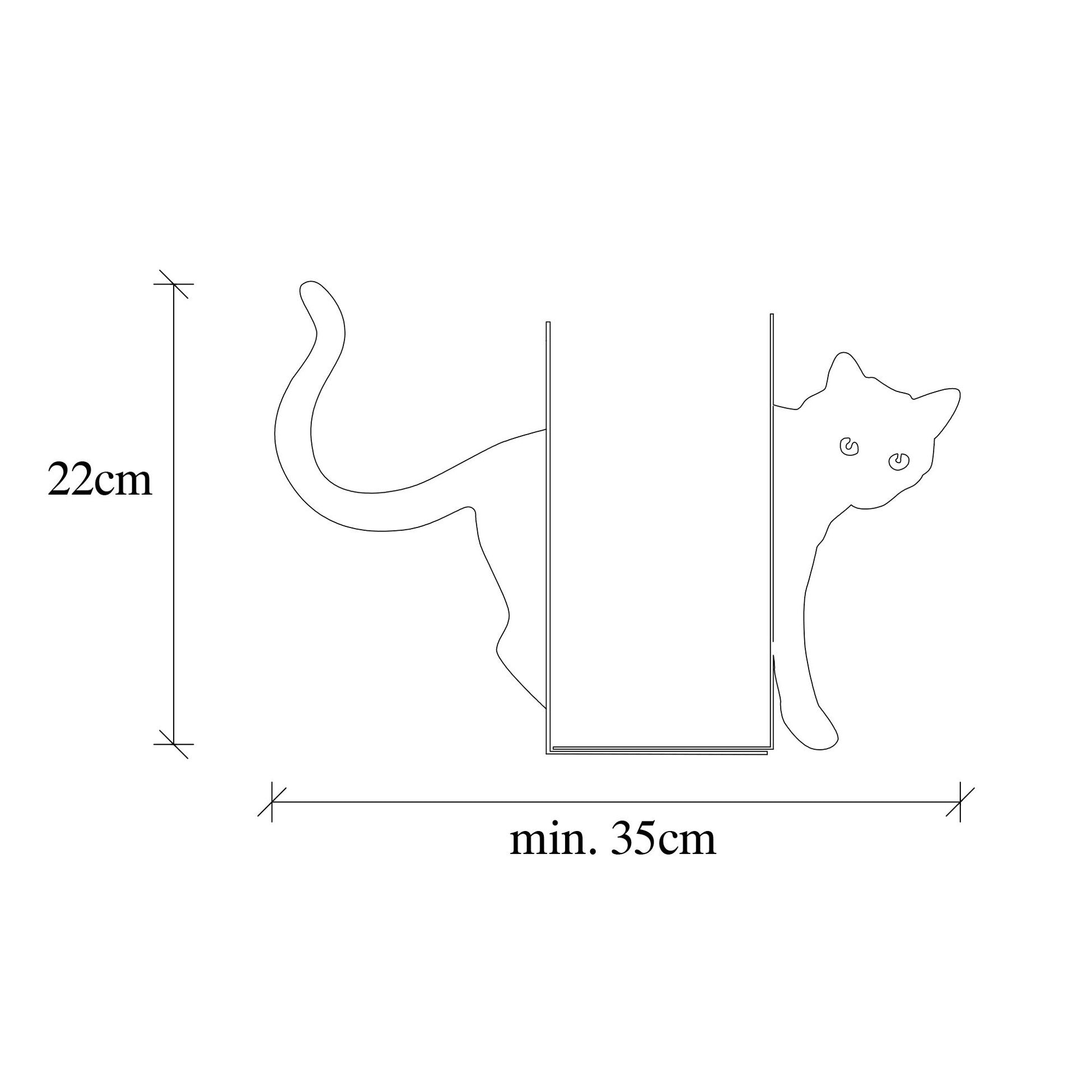 Serre-livres en métal Kitap tutucu 5 - White