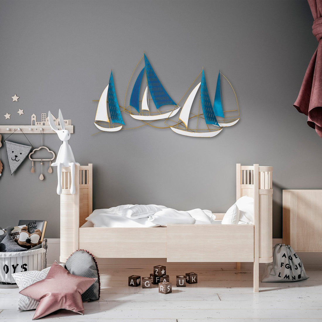 Accessoire mural en métal décoratif Barbaros