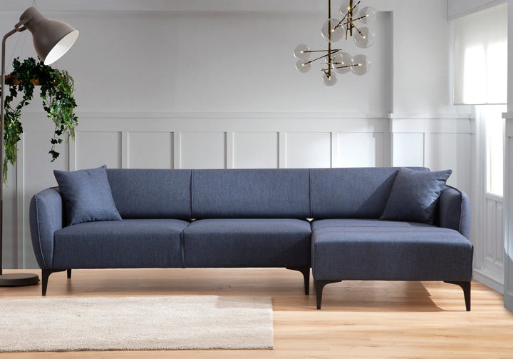 Canapé d'angle Belissimo Right - Blue