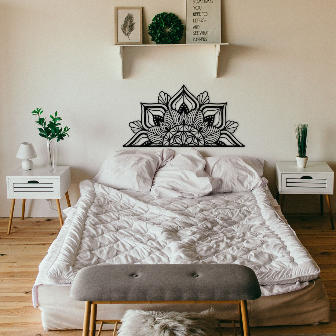 Accessoire mural en métal décoratif Berceste