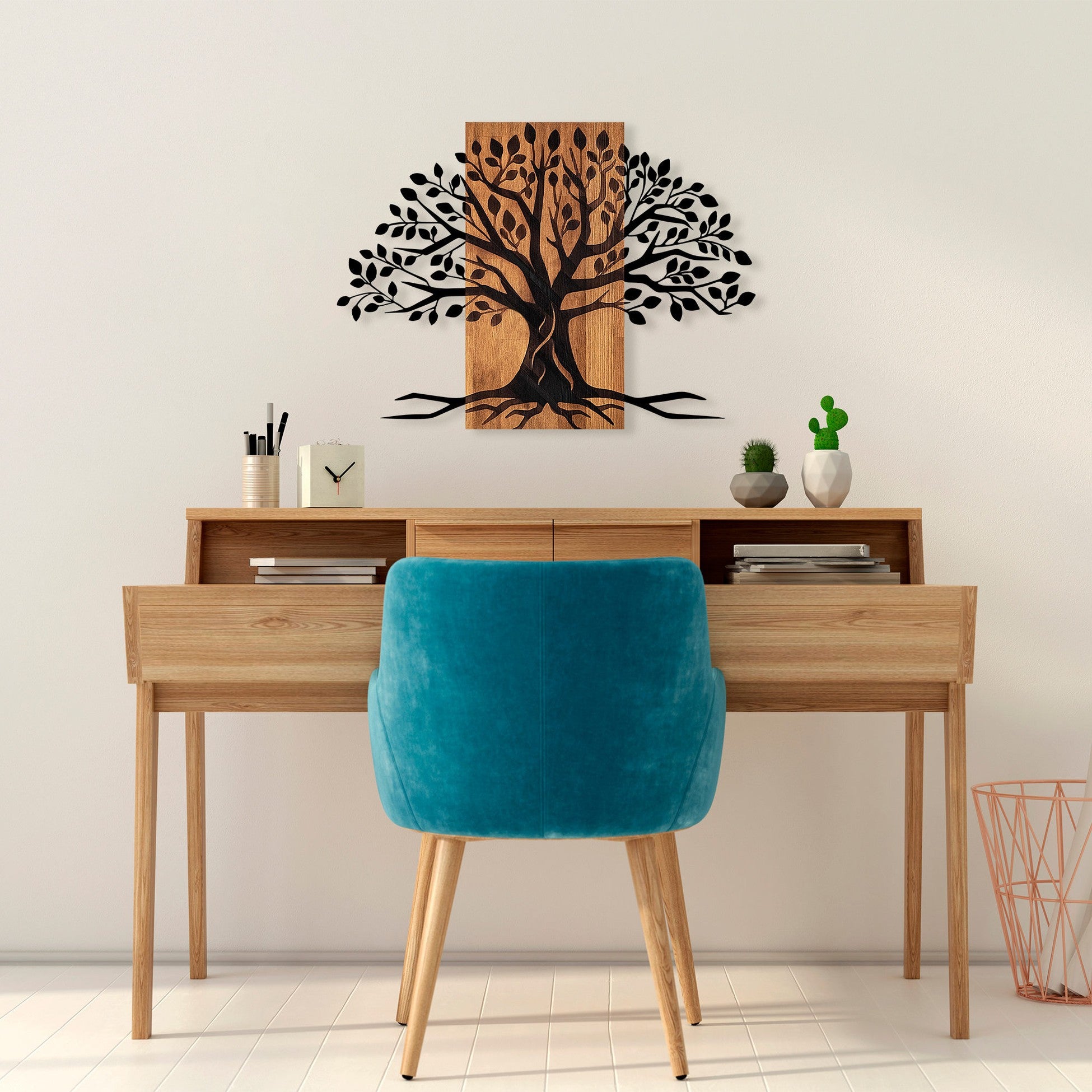 Accessoire mural en bois décoratif Willow - 382