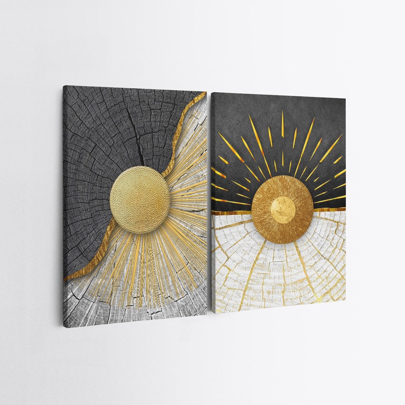 Peinture décorative en toile (2 pièces) 2KNV4291 - 50 x 70