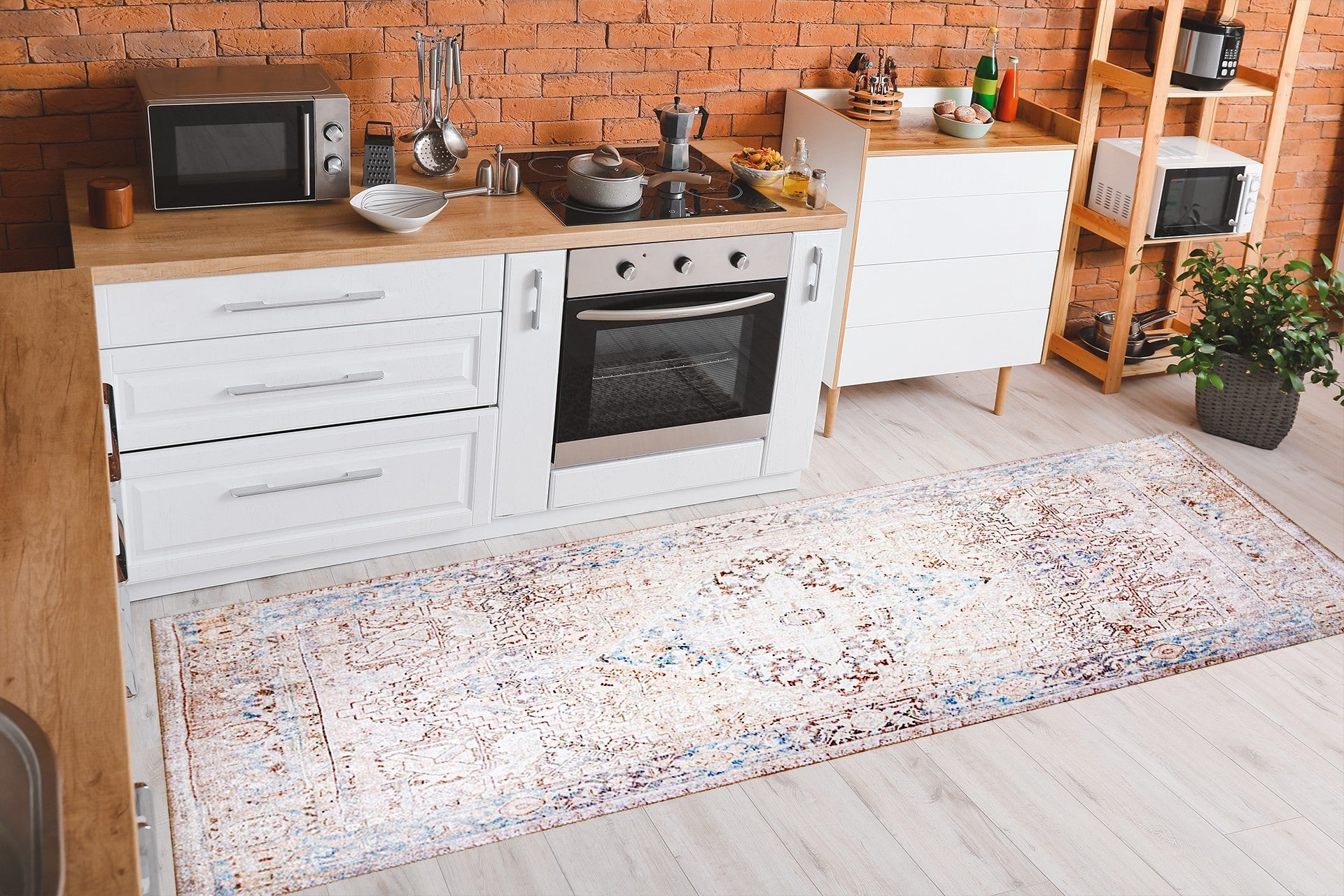 Tapis de salle (75 x 230) Dorian Chenille - Beige AL 349