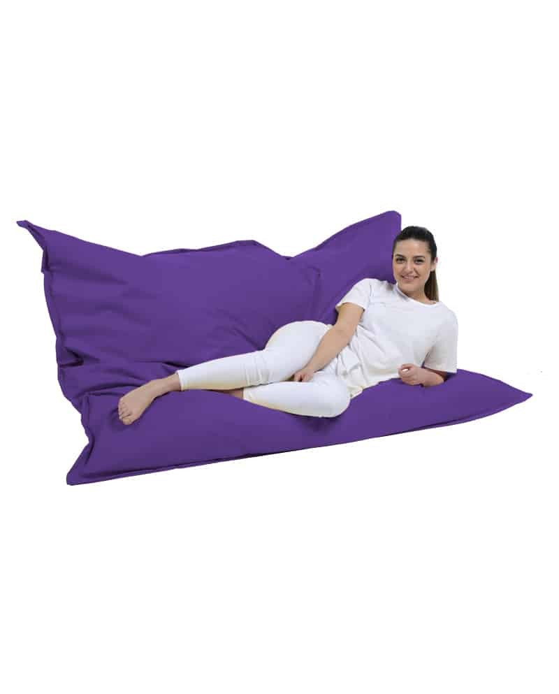 Coussin de sol Axina 140x180cm Tissu - XXL Pouf
