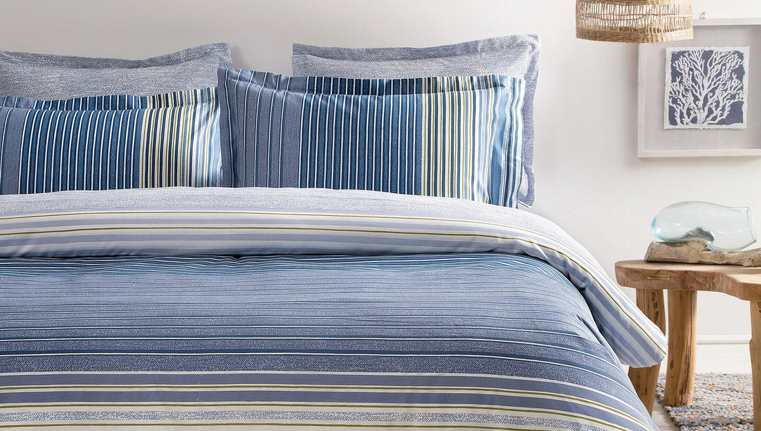 Pernelle Parure de Lit Bleu