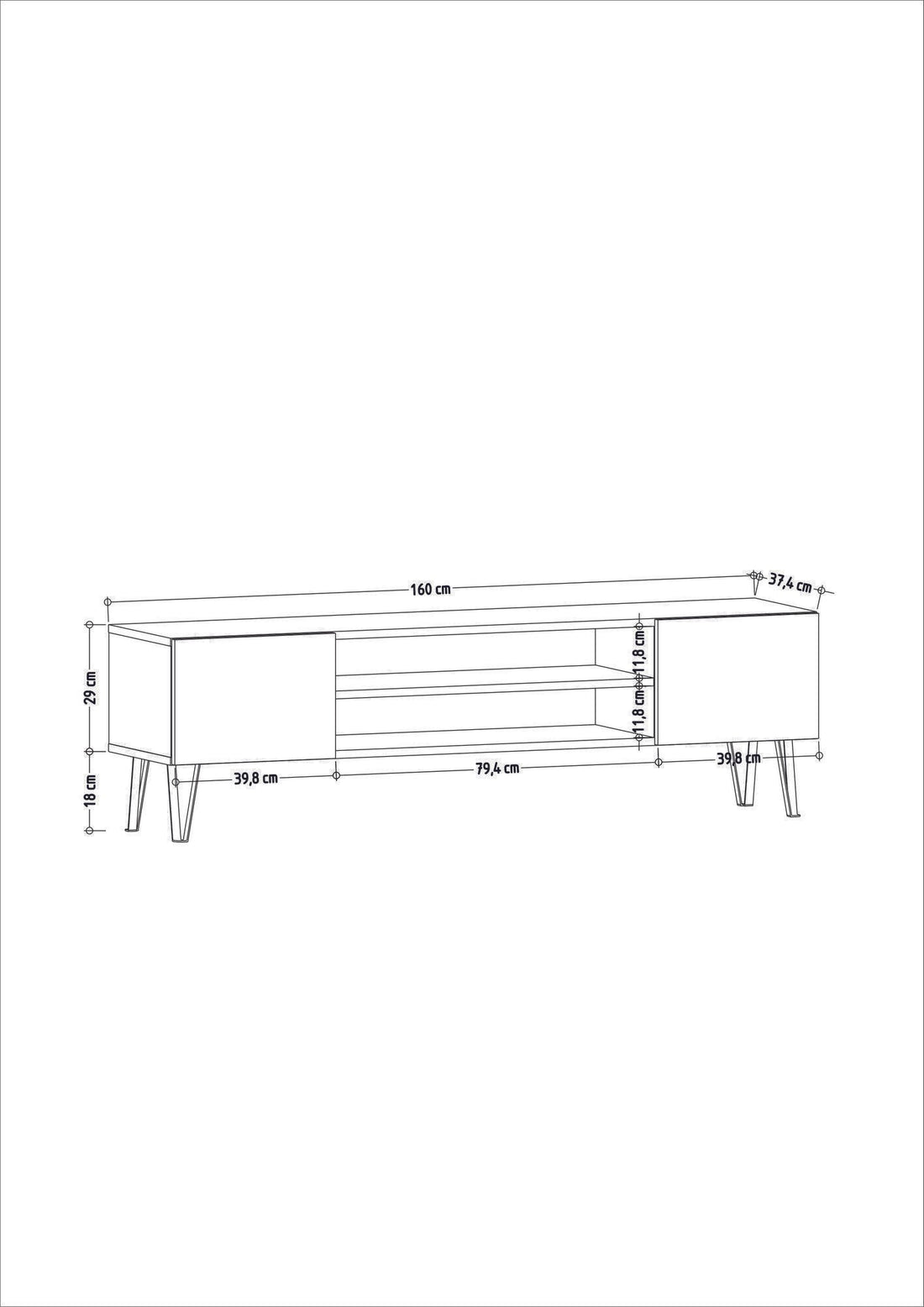 Meuble TV Bloom - White