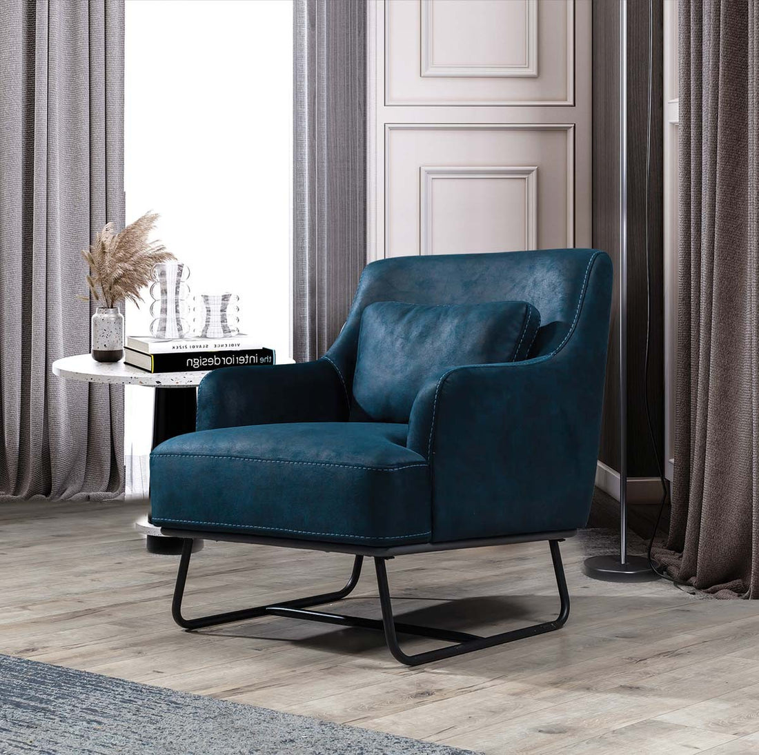 Magnum Ensemble de Canapé Bleu Gris