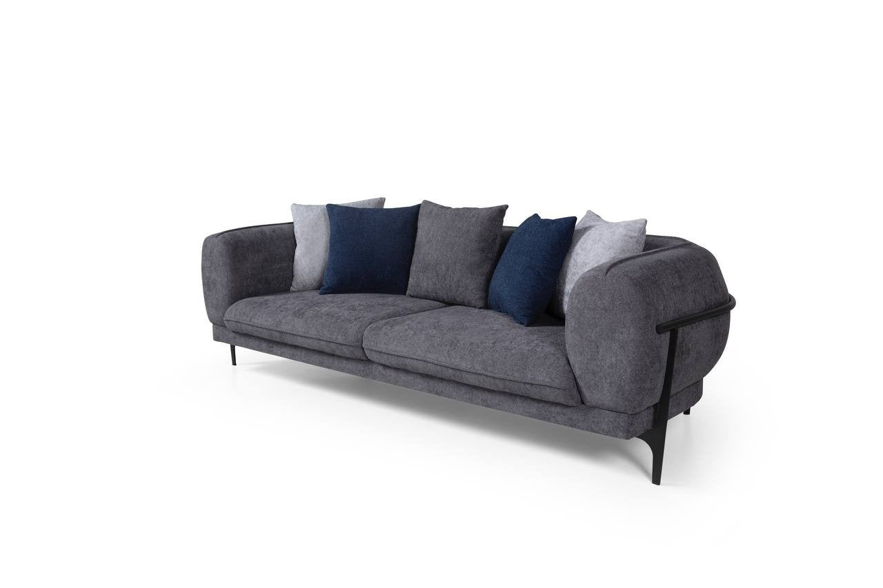 Pablo Canapé 3 Places Gris