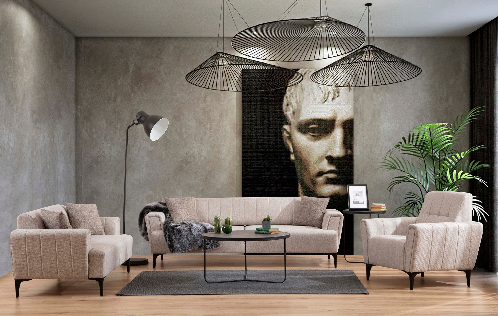 Canapé 1 place Hamlet - Beige