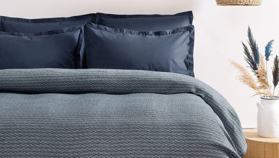 Mare Couvre Lit Bleu Marine