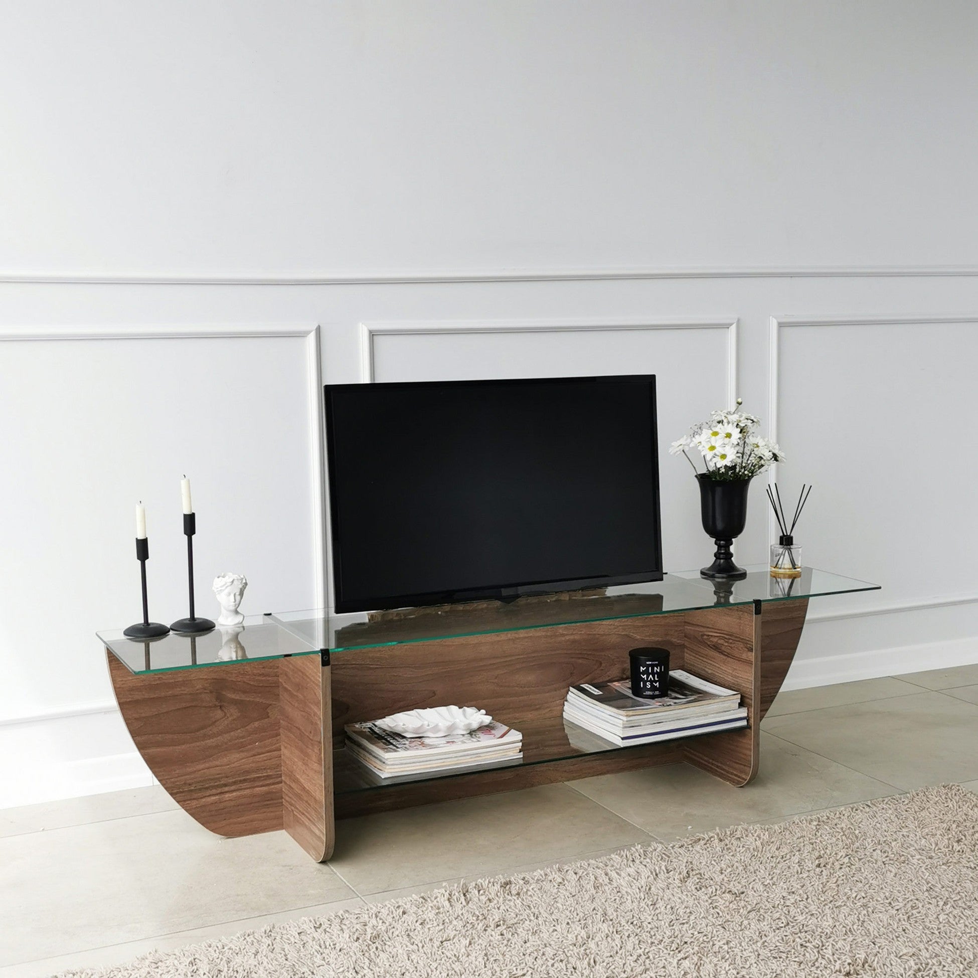 Meuble TV Lily TV - Walnut