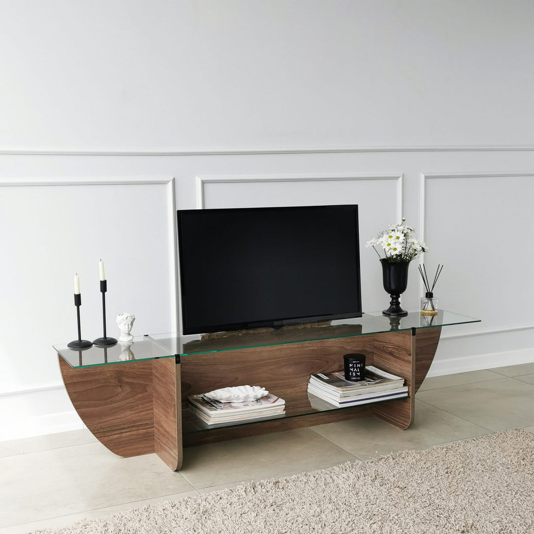 Meuble TV Lily TV - Walnut