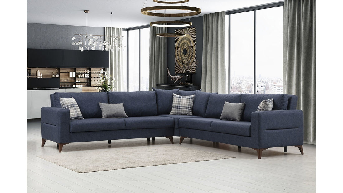 Canapé d'angle Kristal 3+Corner+3 - Anthracite