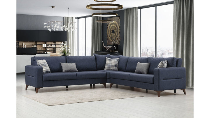 Canapé d'angle Kristal 3+Corner+3 - Anthracite