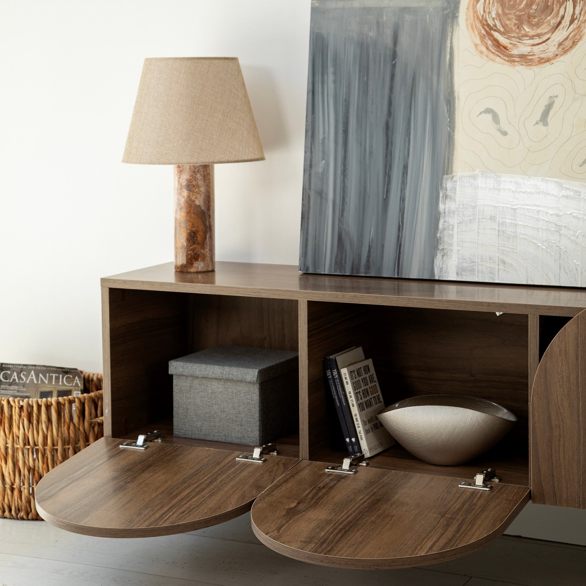 Meuble TV Mesta Walnut