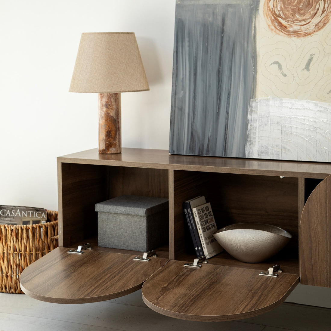 Meuble TV Mesta Walnut