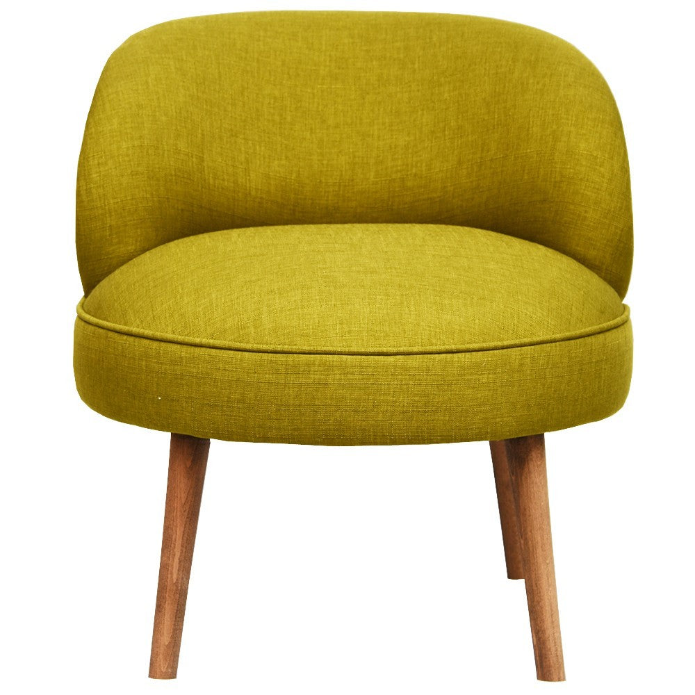 Fauteuil à oreilles Nice - Peanut Green