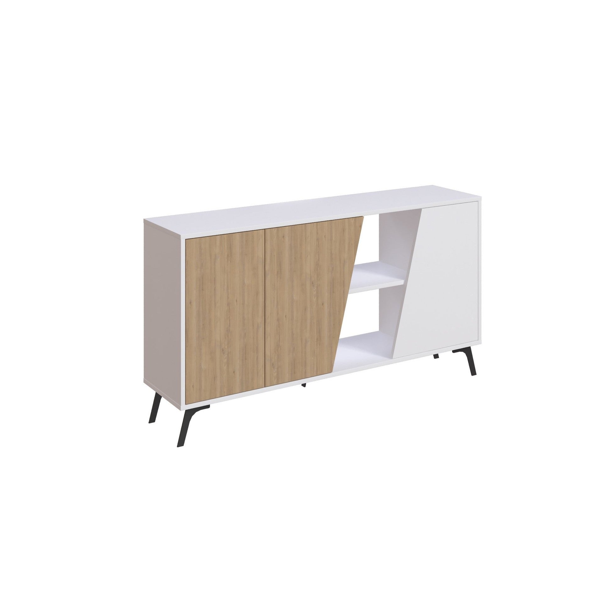 Console Fione 150 - Oak, White
