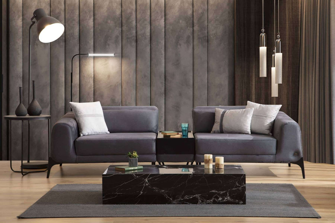 Terra canapé 3 places anthracite