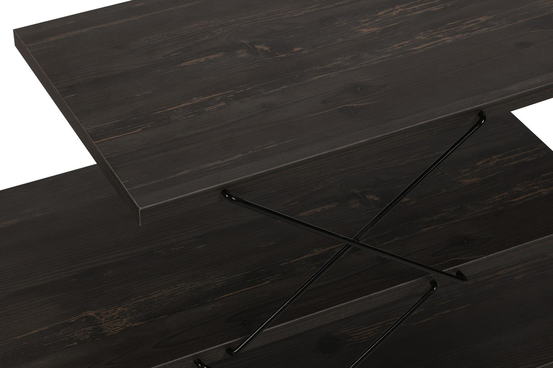 Meuble TV Zigzag - Dark Brown