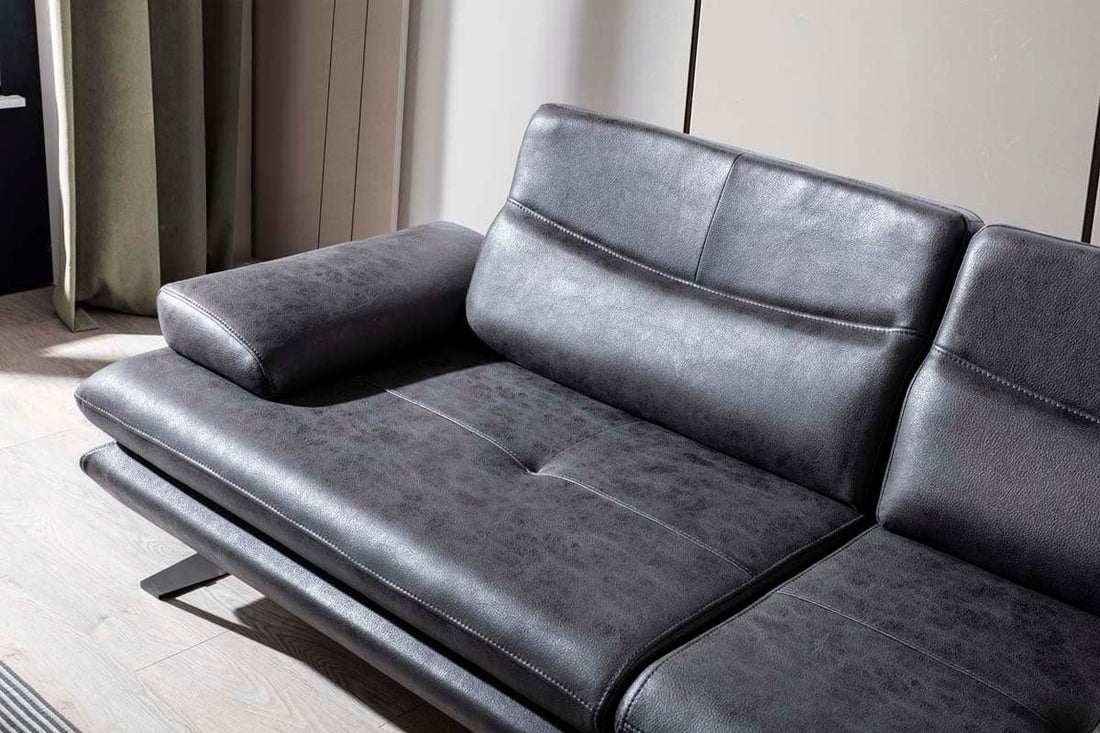 Polo Anthracite Canapé Trois Places