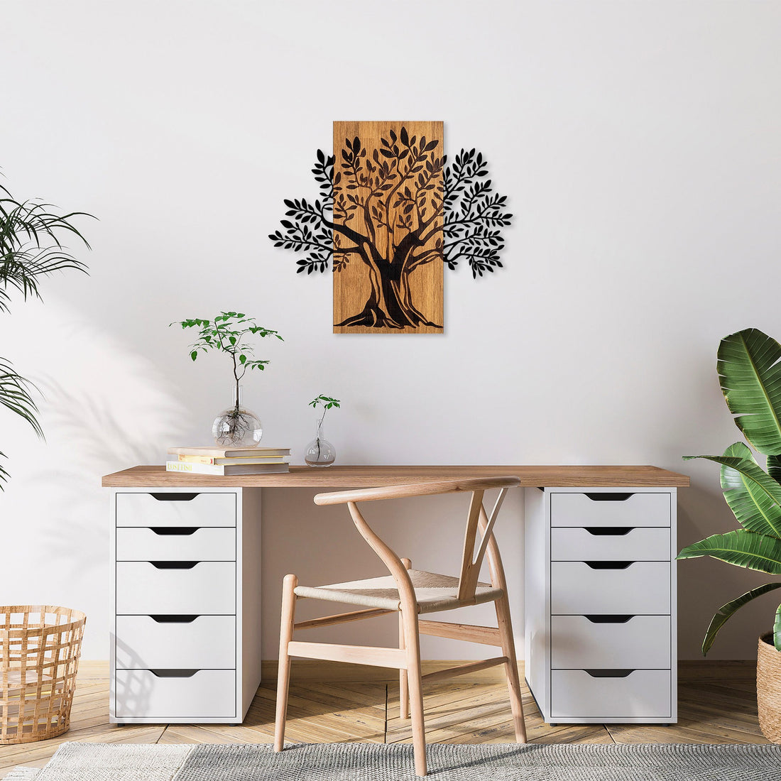 Accessoire mural en bois décoratif Monumental Tree 2