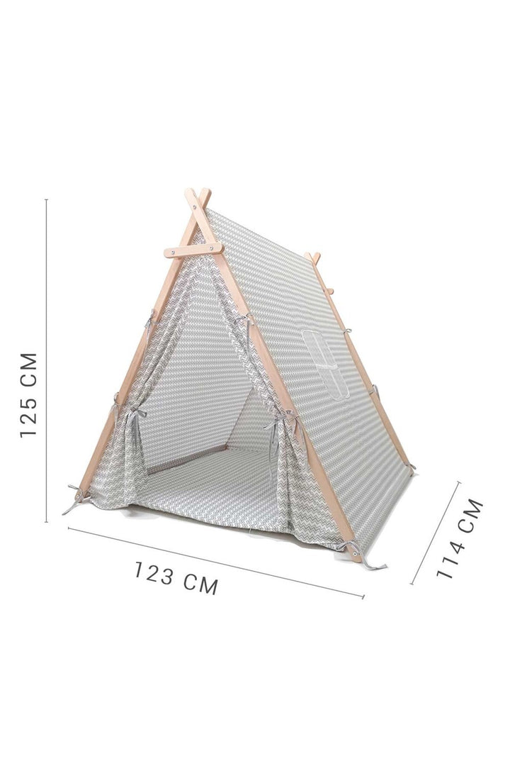Tente Tipi de Jeu pour Enfants avec tapis 114x123x125
