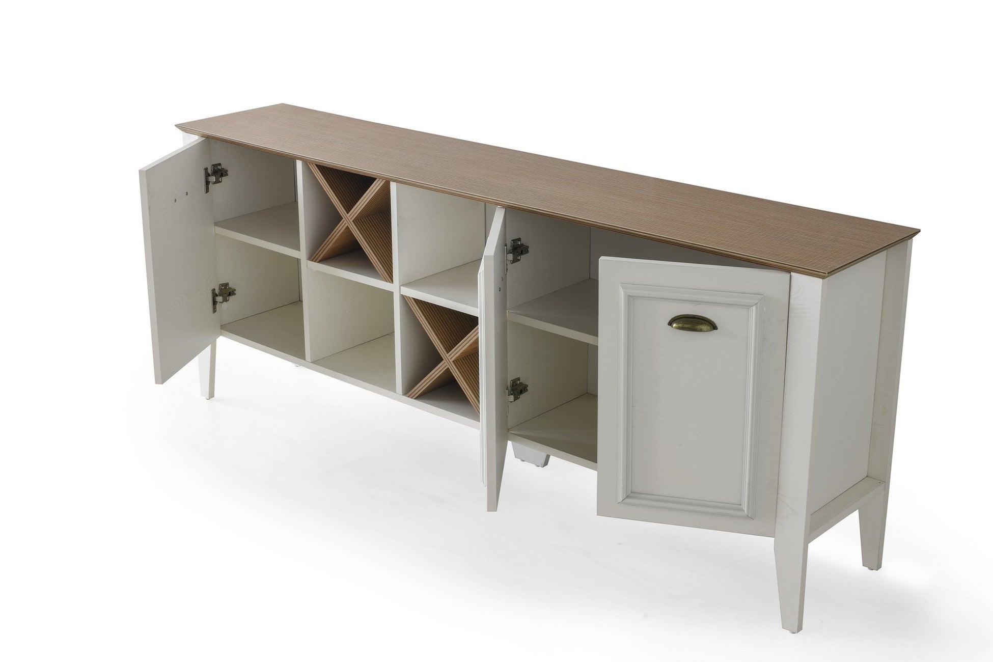 Console Rustic Console with Mirror