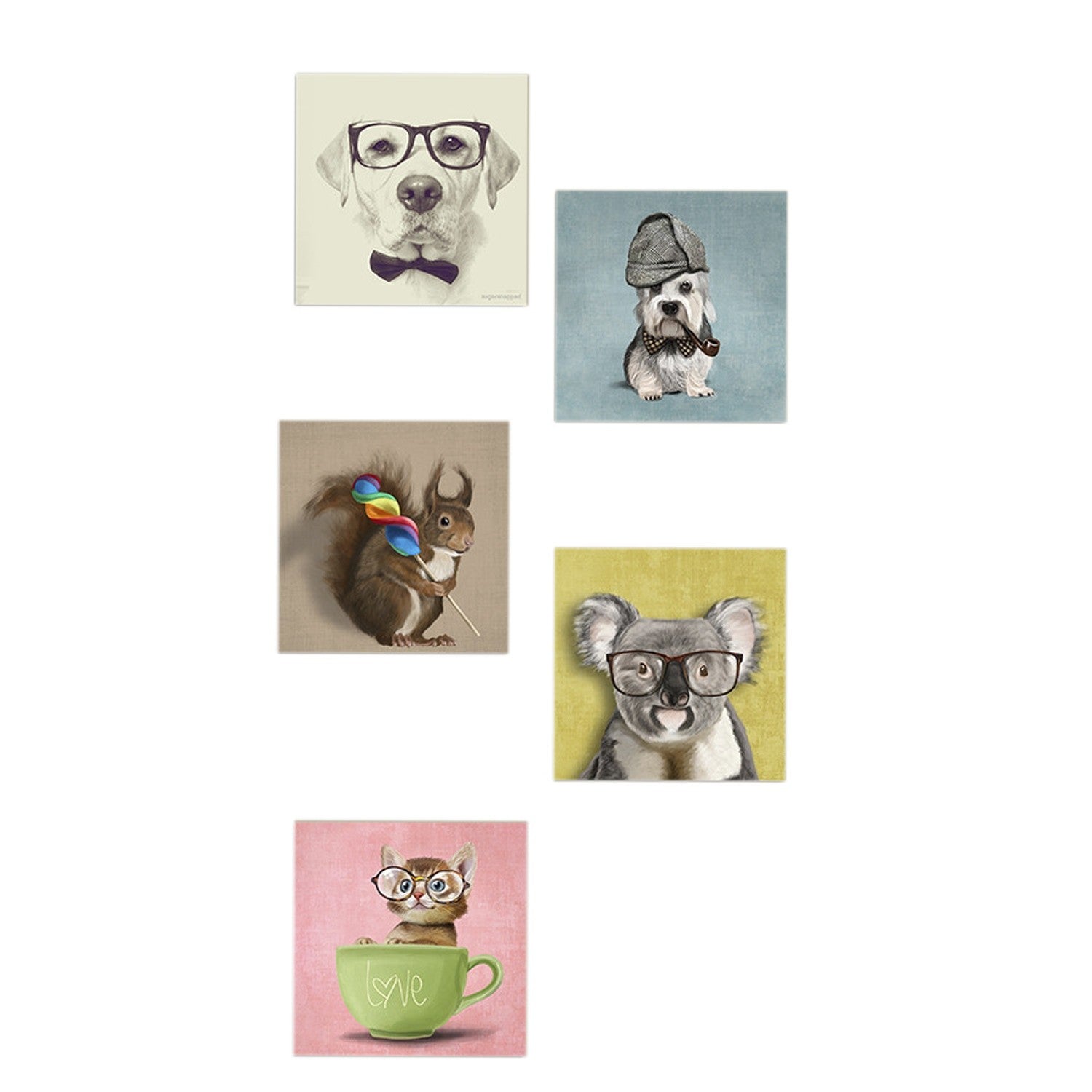 Peinture décorative MDF (5 pièces) UTB050