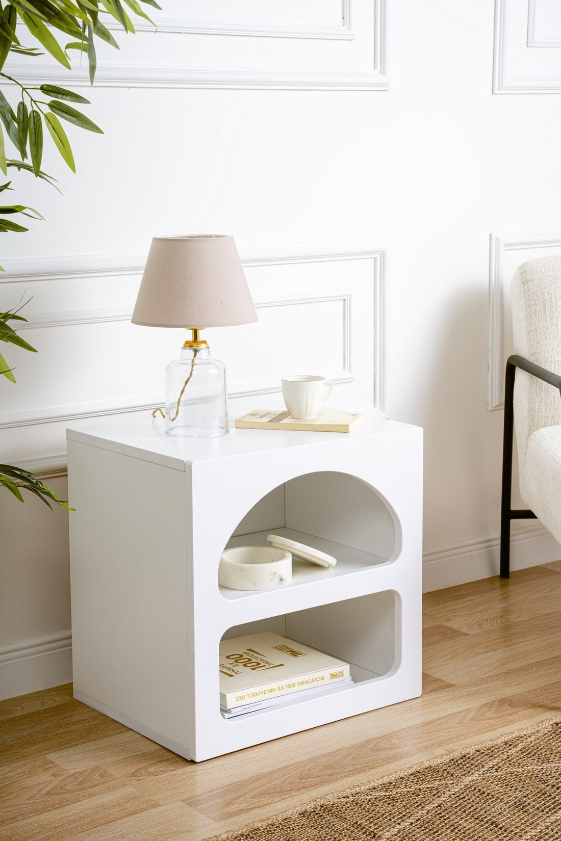 La table de nuit Lorin - White